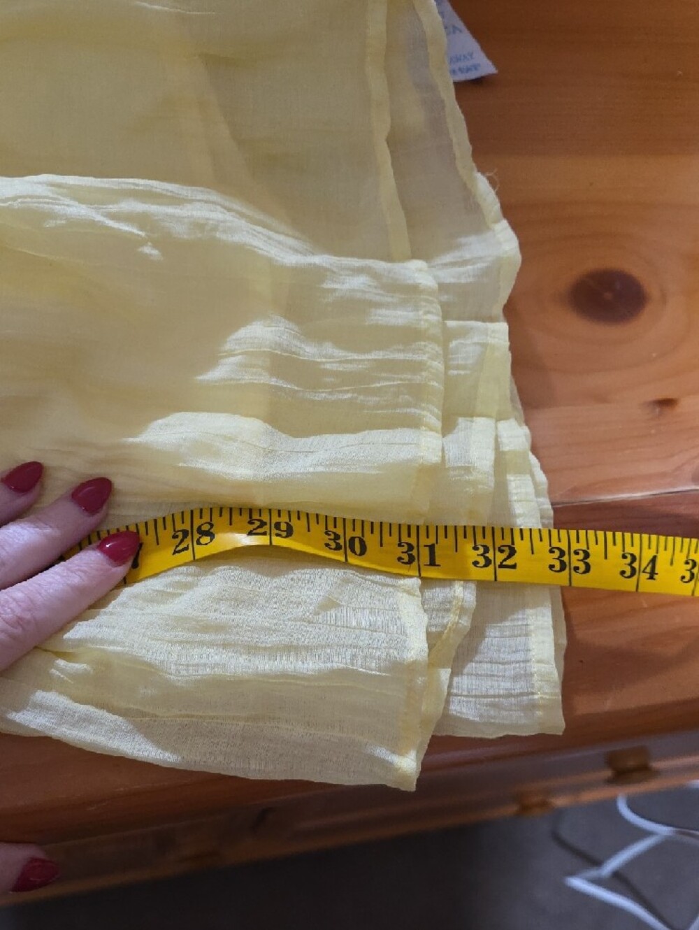 Yellow Tiered Maxi Sundress with Tassel Tie - Picture 10 of 10